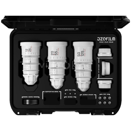 DZOFILM Pictor Zoom 3-Lens Bundle White