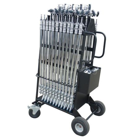 Lomart C-Stand Cart for up to 24 C-Stands _5
