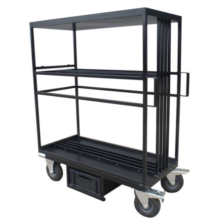 Mini Flag Cart with 1 Euro Crate, up to 28 Flags_1