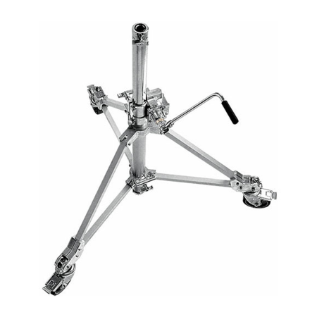 Avenger Strato Safe 18 Stand with Braked Wheels (Chrome-plated, 5.7′)